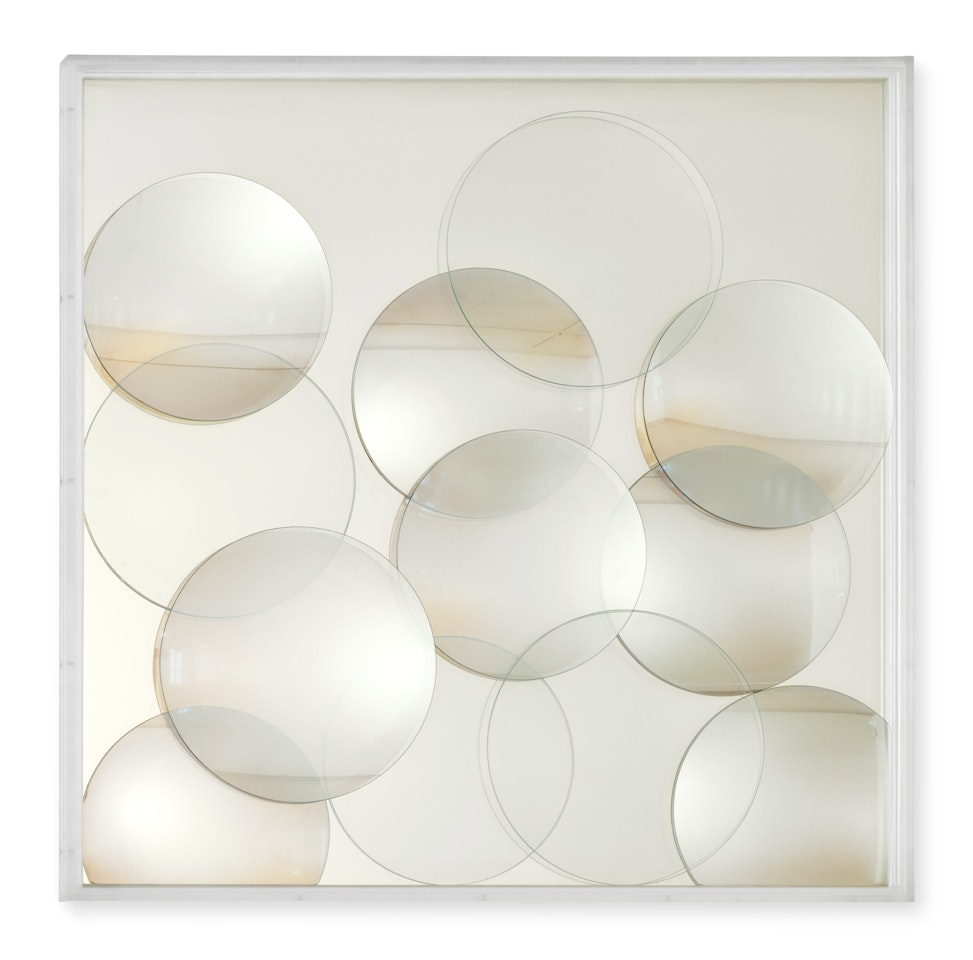 Glaslinksenobjekt (Energetische Plastik) by Adolf Luther