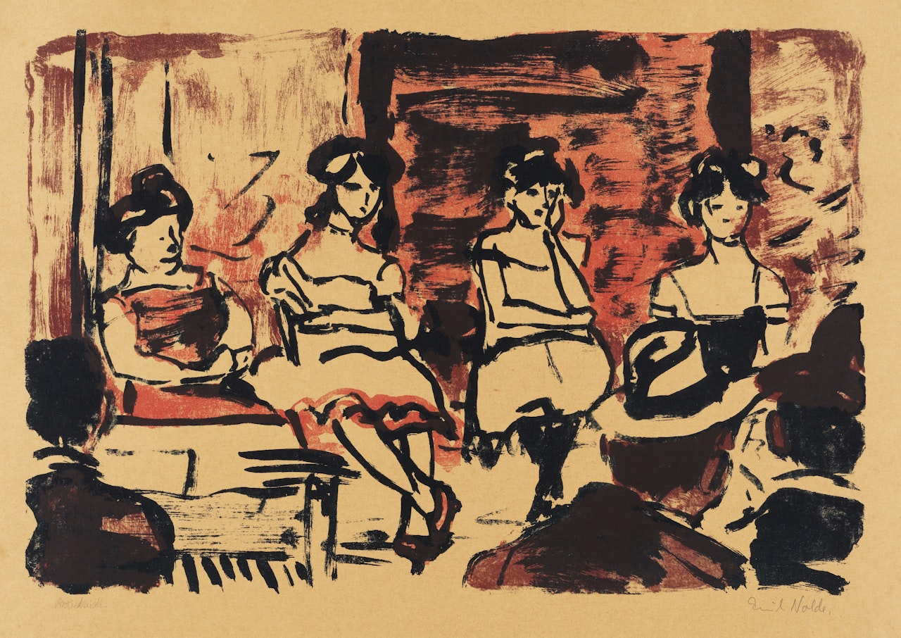 Tingel-Tangel II by Emil Nolde