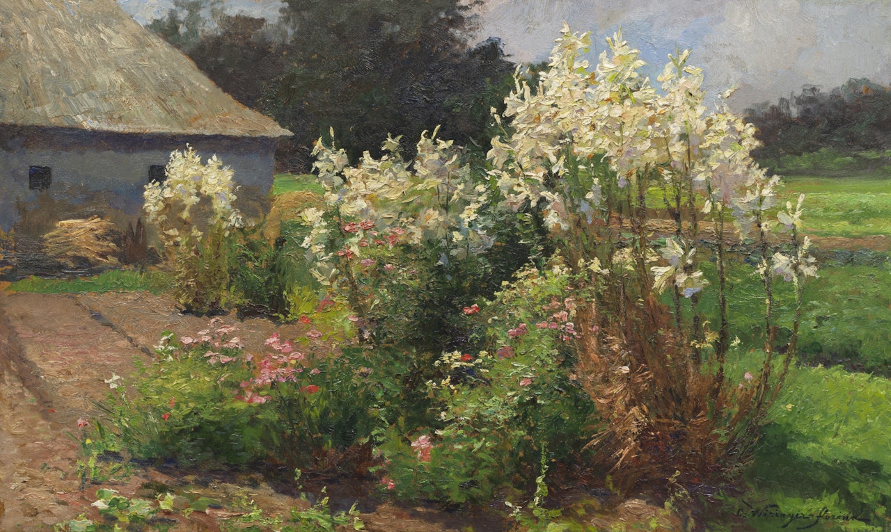 Blühender Sommergarten by Olga Wisinger-Florian