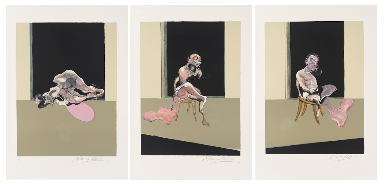 Triptyque Août 1972 (3-teilig) by Francis Bacon
