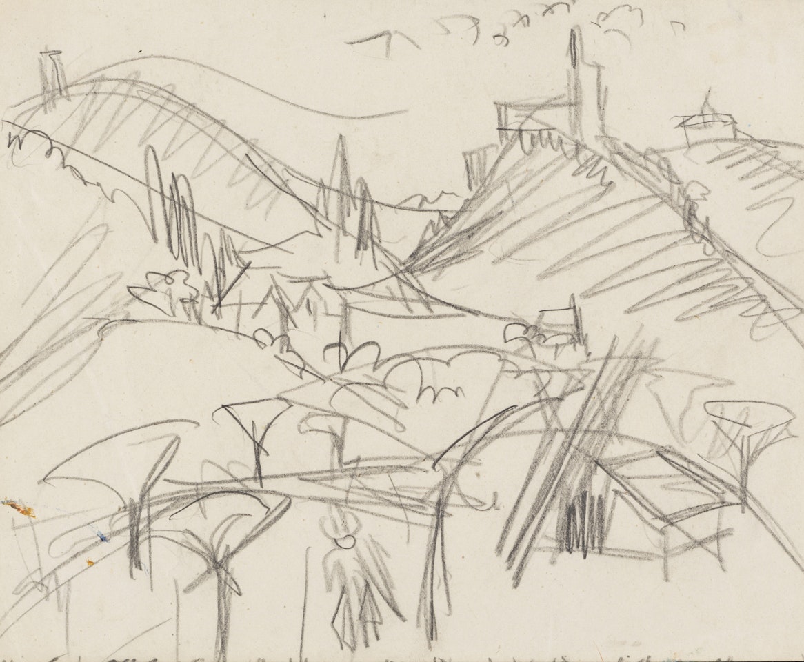 Taunuslandschaft by Ernst Ludwig Kirchner