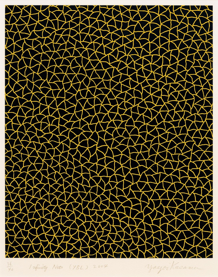 Infinity Nets (YBL) by Yayoi Kusama