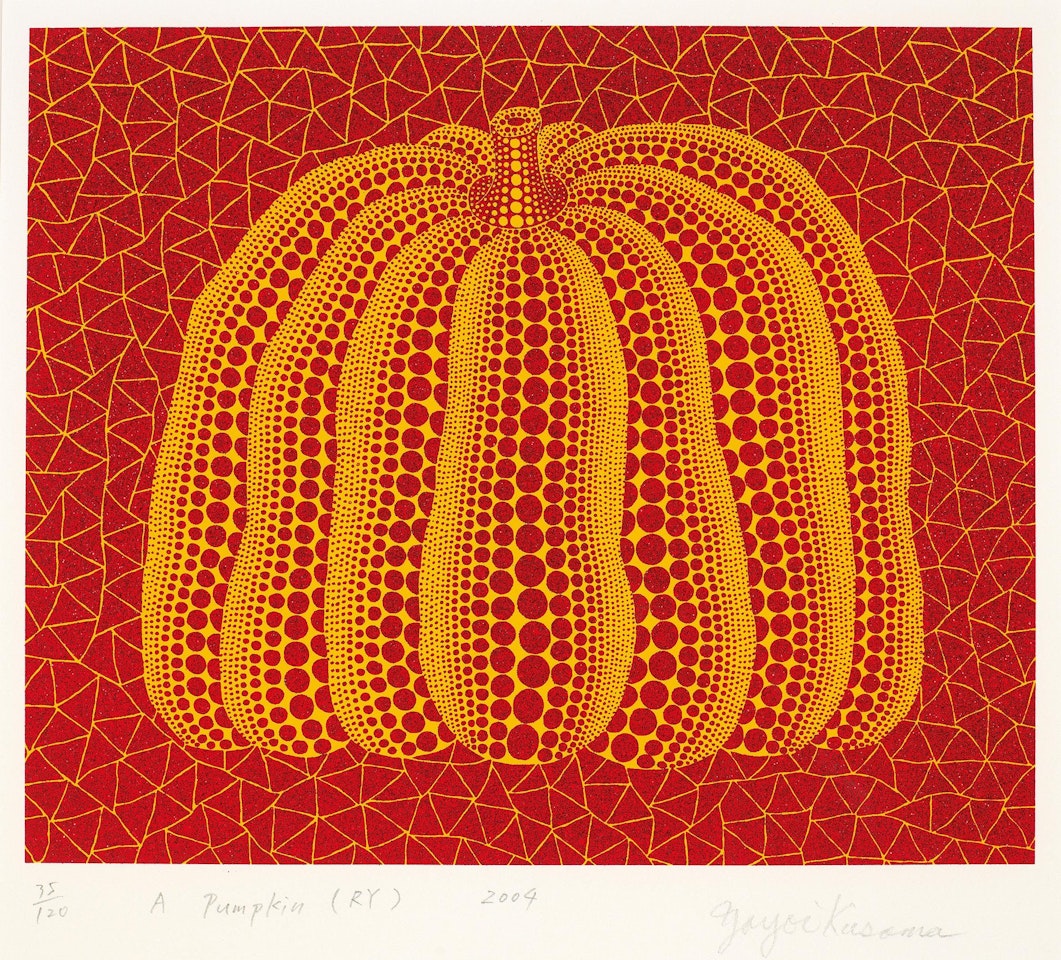 A Pumpkin (RY) by Yayoi Kusama