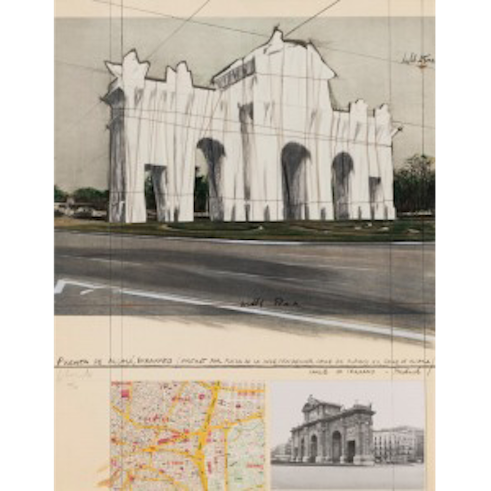 Puerta de Alcalá, Wrapped, Project for Madrid (Schellmann 107) by Christo