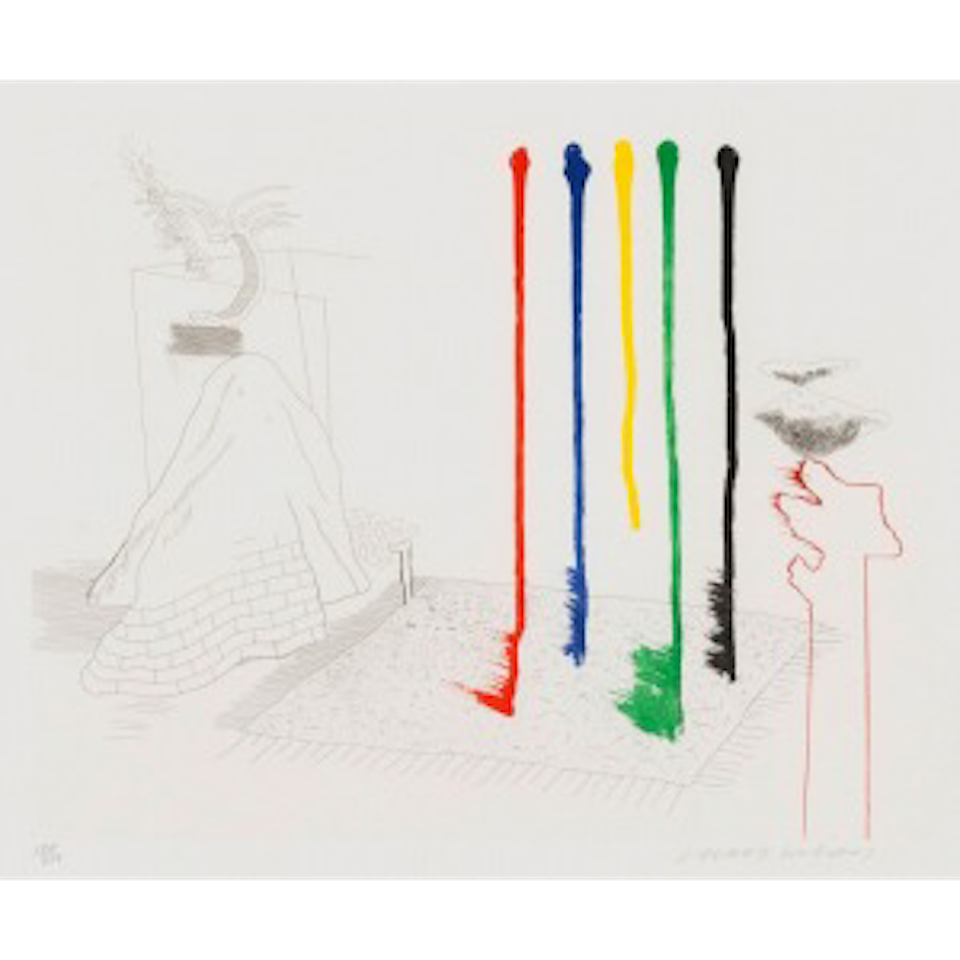 I Say They Are, 16 from The Blue Guitar (M.C.A.T. 193) by David Hockney