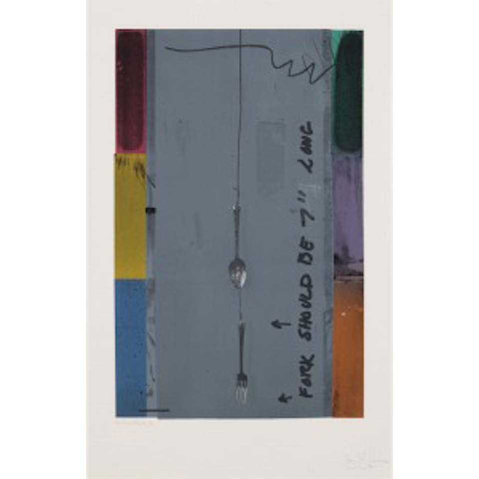 Screen Piece (ULAE 101) by Jasper Johns