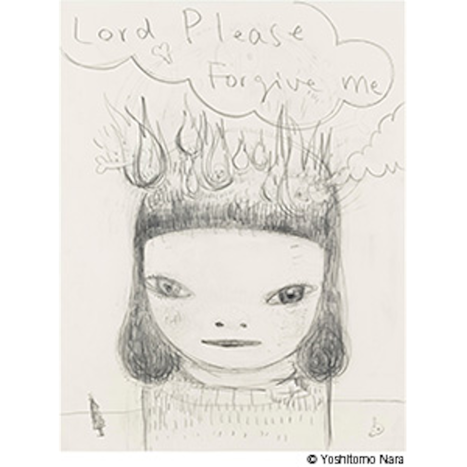 Fire on My Head (No. YNF6506); Studio No. D-2018-003 by Yoshitomo Nara
