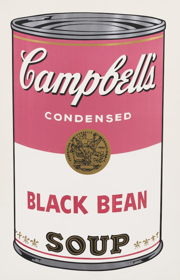 Black Bean (aus der Serie "Campbell"s Soup II") by Andy Warhol