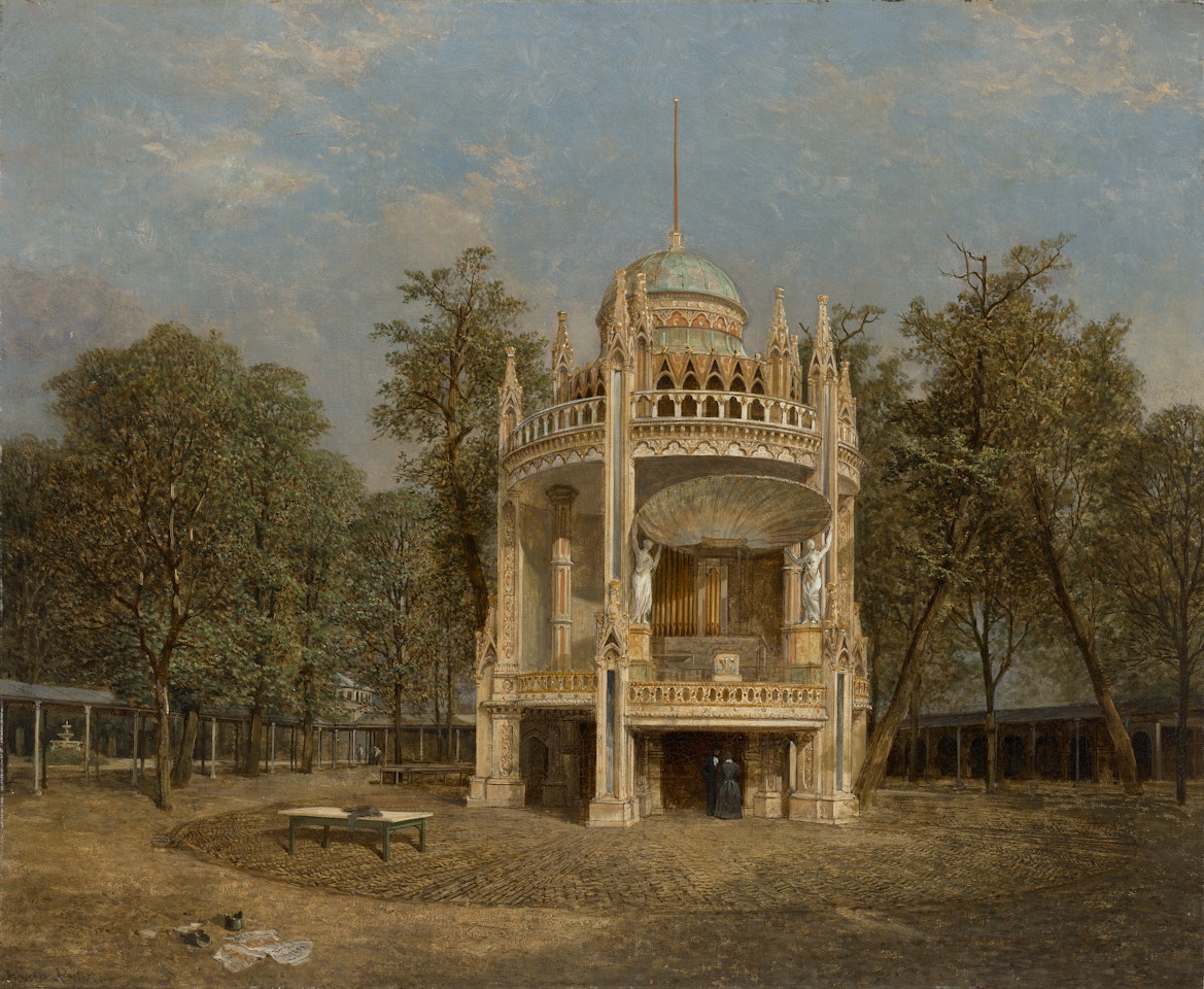 The Band Stand, Vauxhall Royal Gardens by Henry Pether