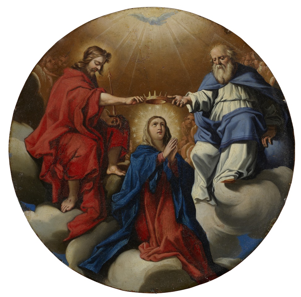 The Coronation of the Virgin by French School