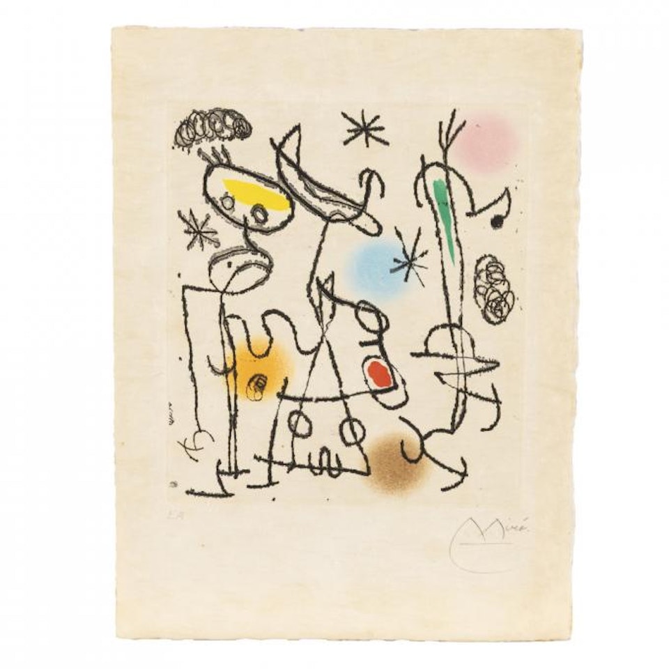 PAROLES PEINTES III (PAINTED WORDS III) by Joan Miró