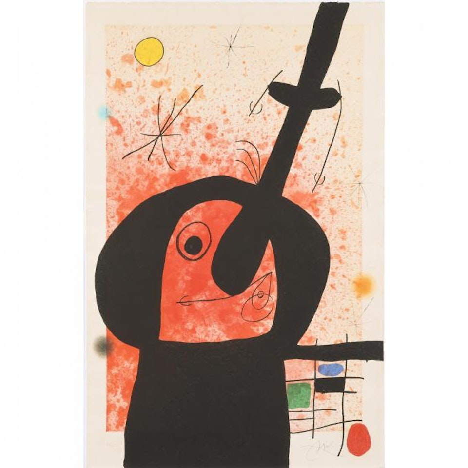 LE PENSEUR PUISSANT (THE MIGHTY THINKER) by Joan Miró