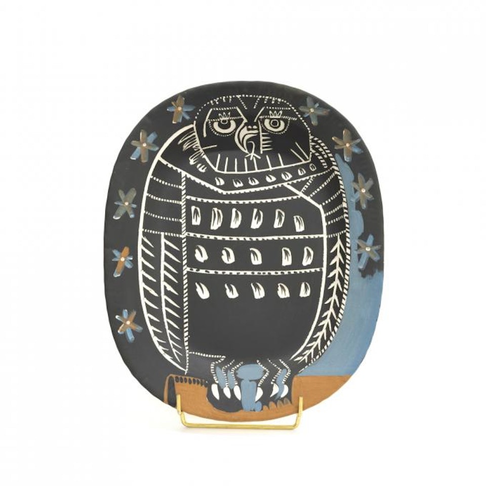MAT OWL (A.R. 284) by Pablo Picasso