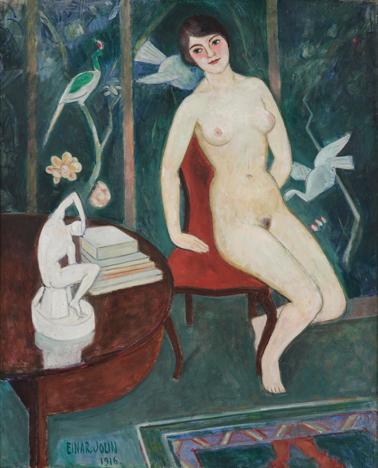 Seated model by Einar Jolin