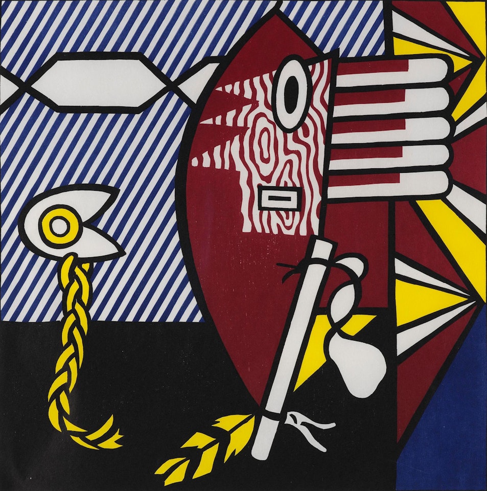 "American Indian Theme I" by Roy Lichtenstein