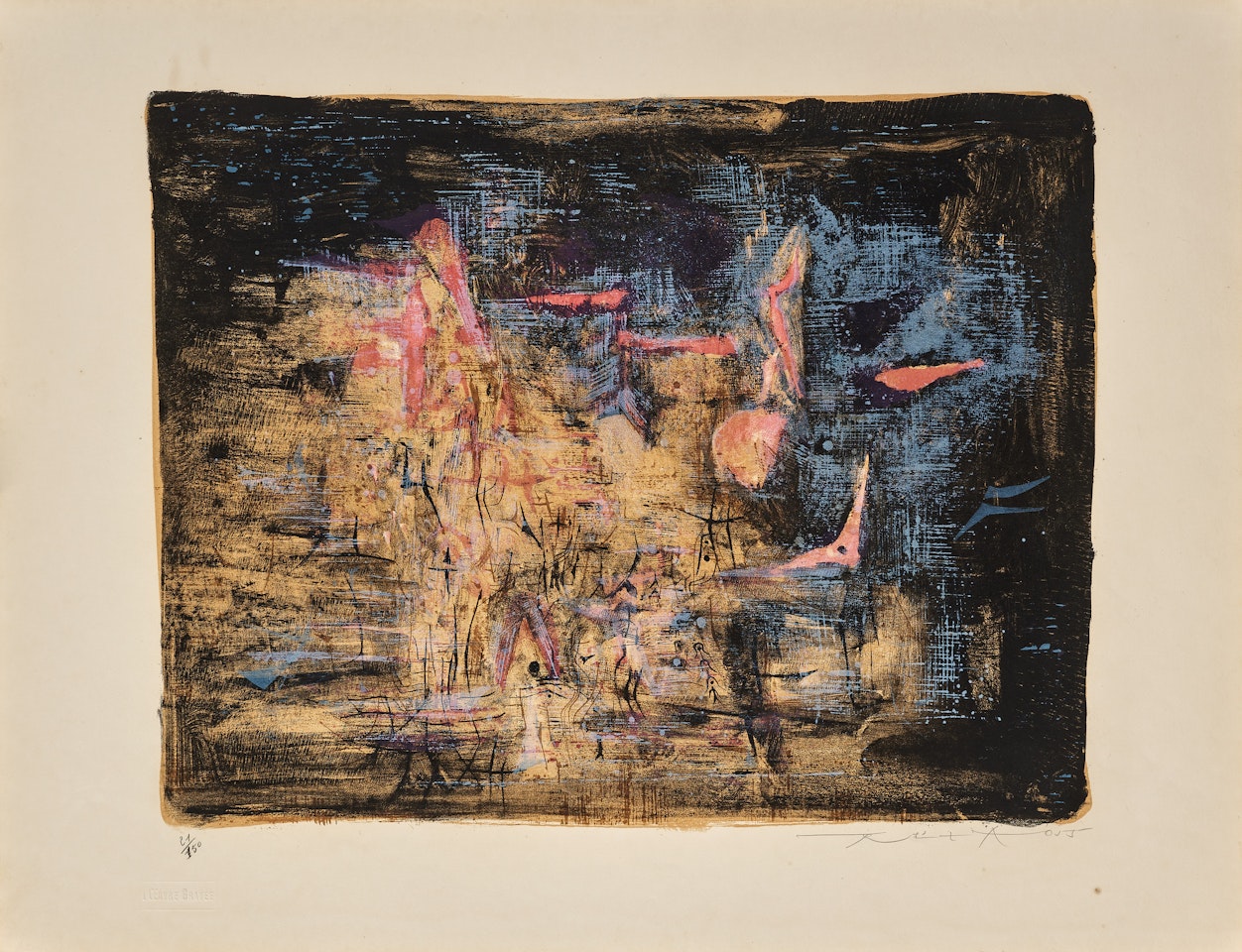 Nocturne by Zao Wou-Ki