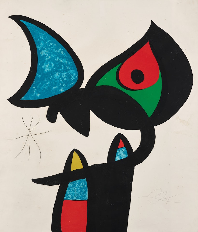 Espriu Miró; 1 planche; Cramer 874 by Joan Miró