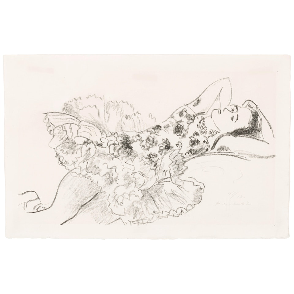 Danseuse couchée, from Dix Danseuses (Duthuit 487) by Henri Matisse