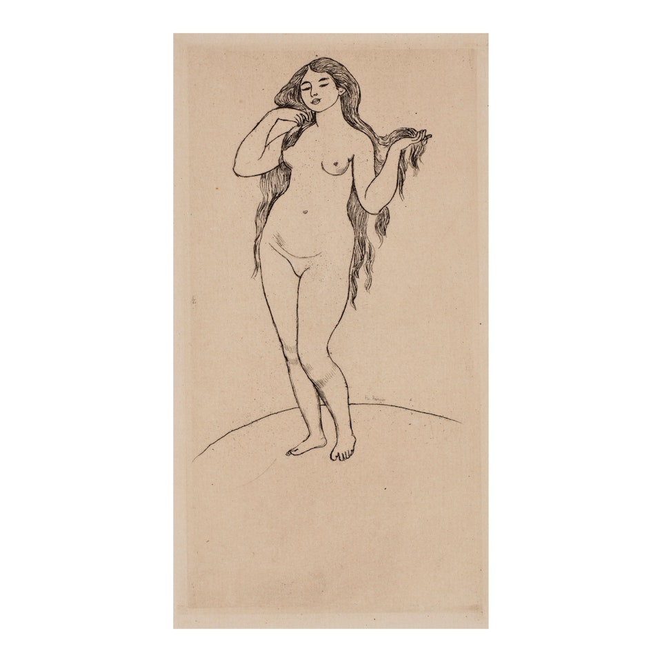 Frontispiece pour pages, de Mallarmé (Stella/Delteil 3) by Pierre-Auguste Renoir