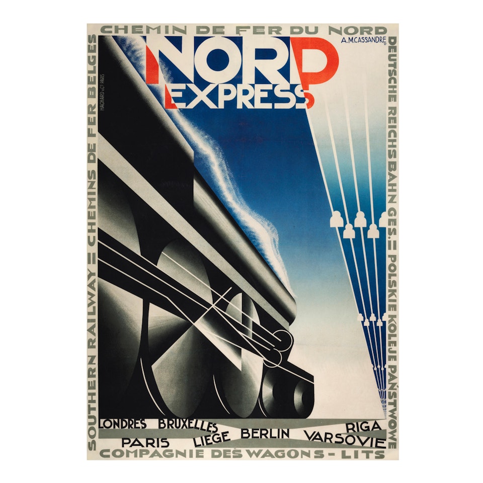 Nord Express by Cassandre (Adolphe Jean-Marie Mouron)