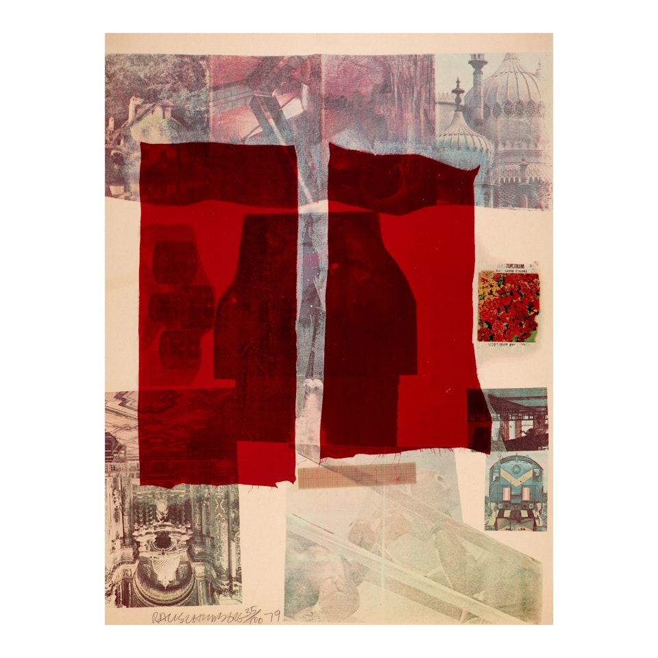 Why You Can"t Tell #2, from Suite of Nine Prints by Robert Rauschenberg