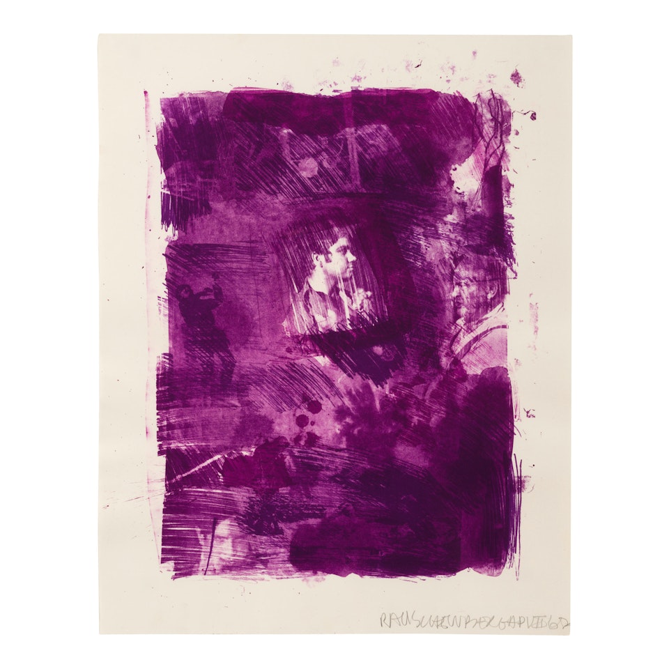 Flower Re-Run, from Reels (B+C) (Foster 56; Gemini 102) by Robert Rauschenberg