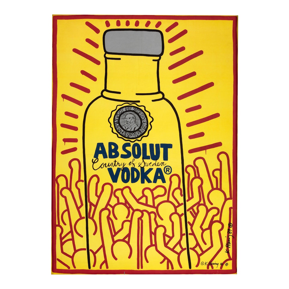 Absolut Vodka by Keith Haring