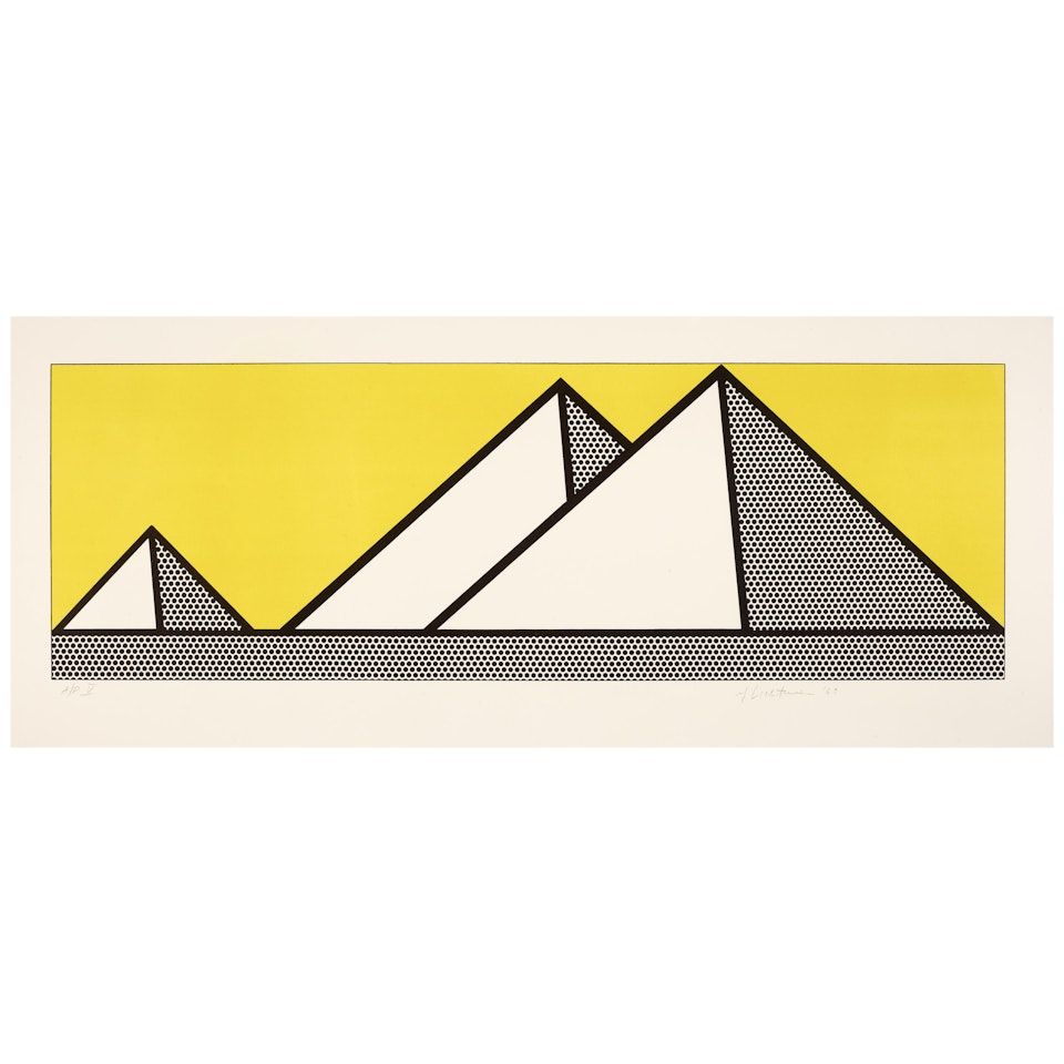 Pyramids (Corlett 87) by Roy Lichtenstein
