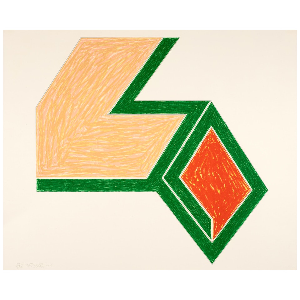 Effingham, from Eccentric Polygons (Axsom 102, Gemini 549) by Frank Stella