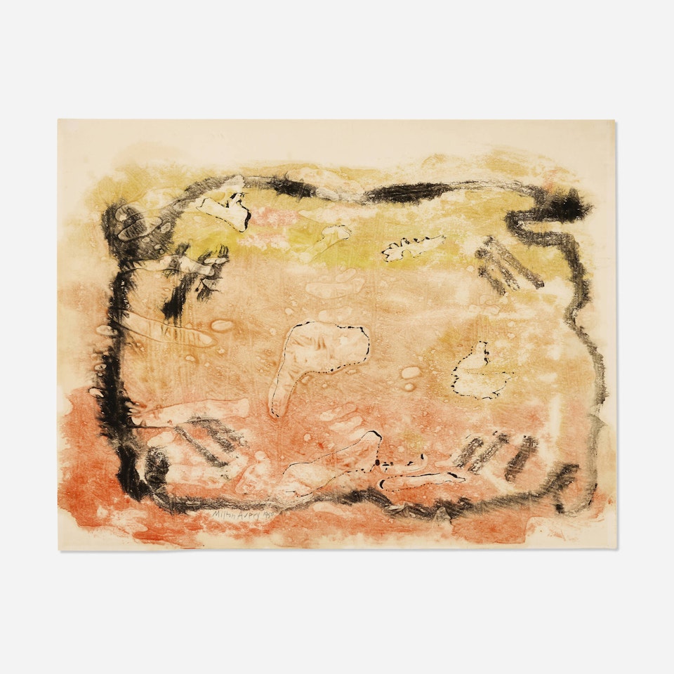 Untitled (Shoals & Rocks) by Milton Avery