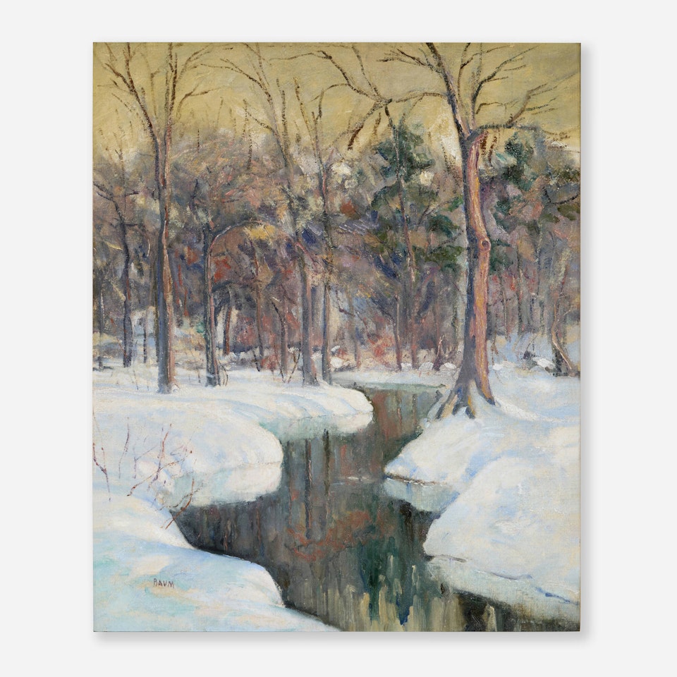 A Brook in the Woods by Walter Emerson Baum