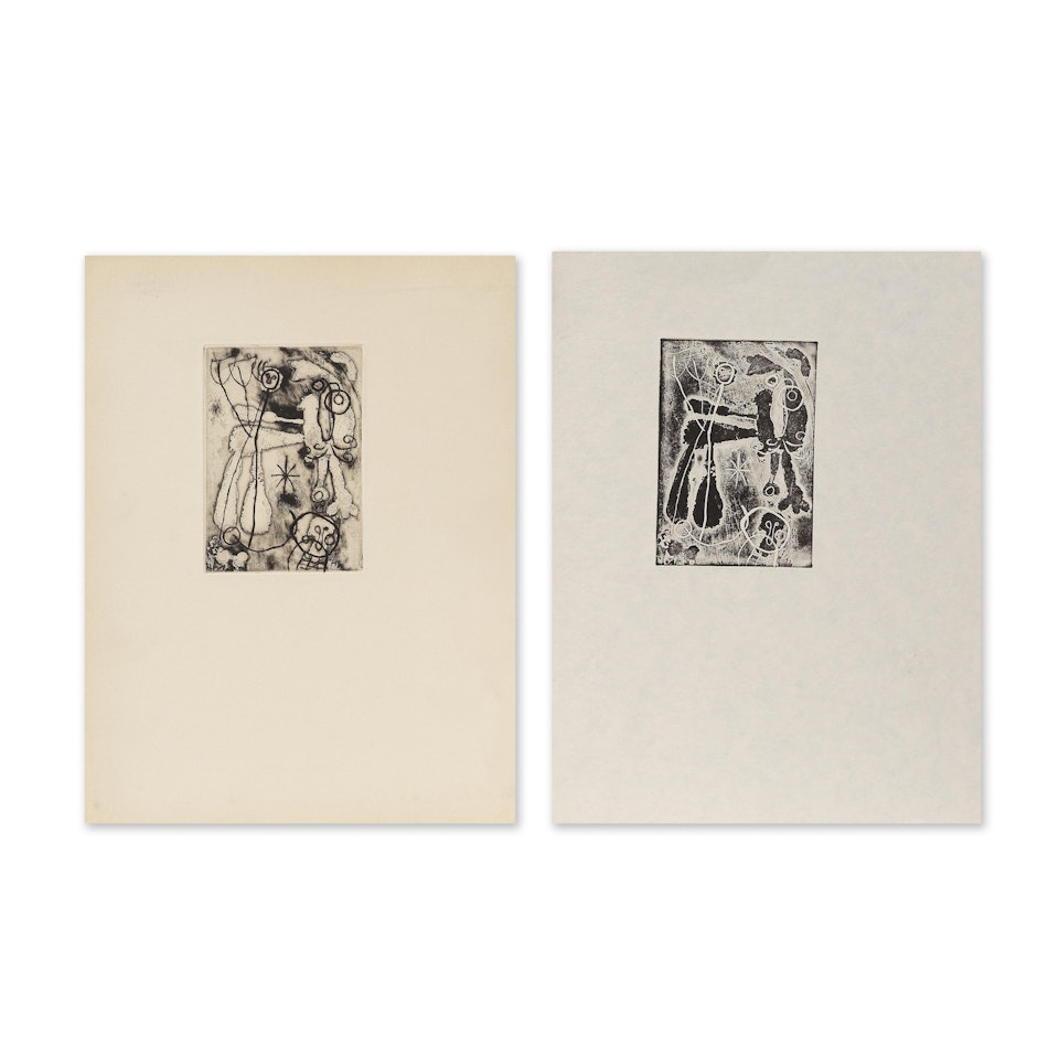 Anti-Platon (illustrations 4 et 9) by Joan Miró
