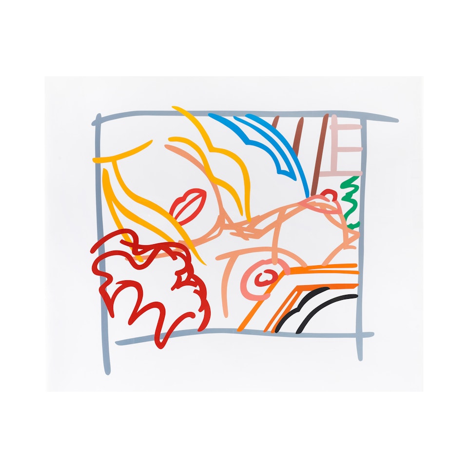 Bedroom Blonde Doodle with Photo by Tom Wesselmann