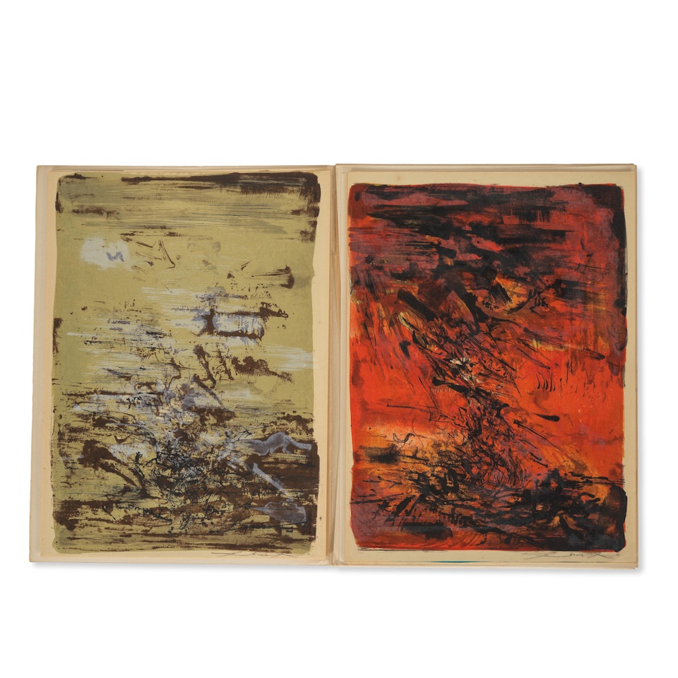 La tentation de l"occident by Zao Wou-Ki