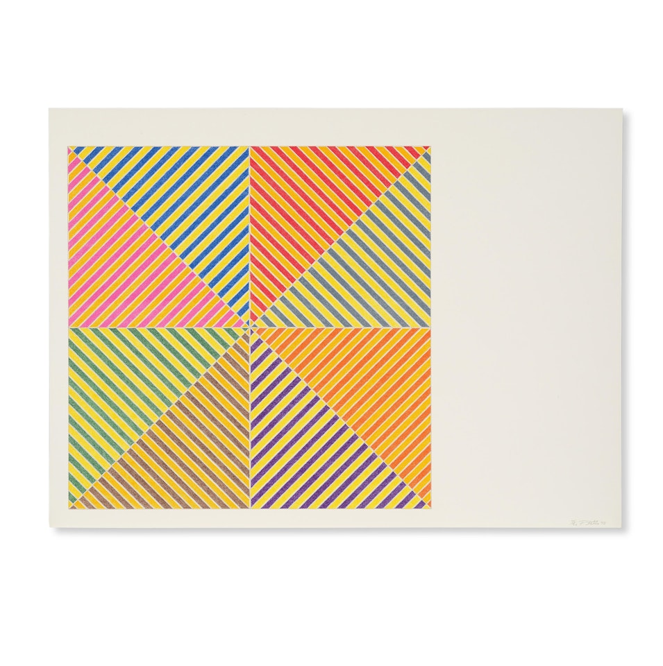 Sidi Ifni; Issue de la suite "Hommage à Picasso" by Frank Stella