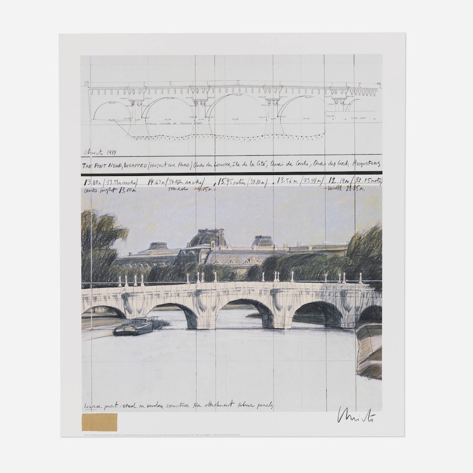 Pont Neuf Wrapped by Christo