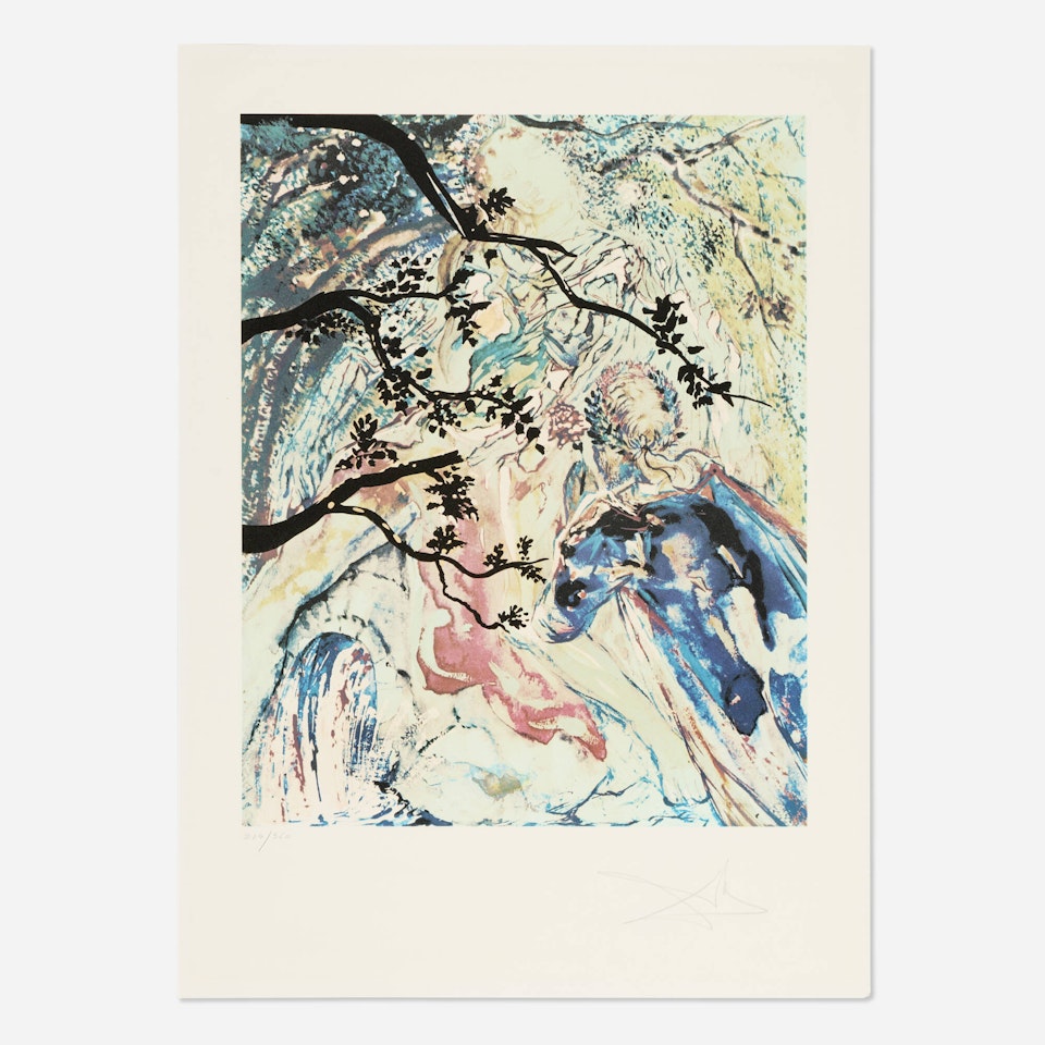 Lancelot and Guinevere (from the Les amoureux portfolio) by Salvador Dali