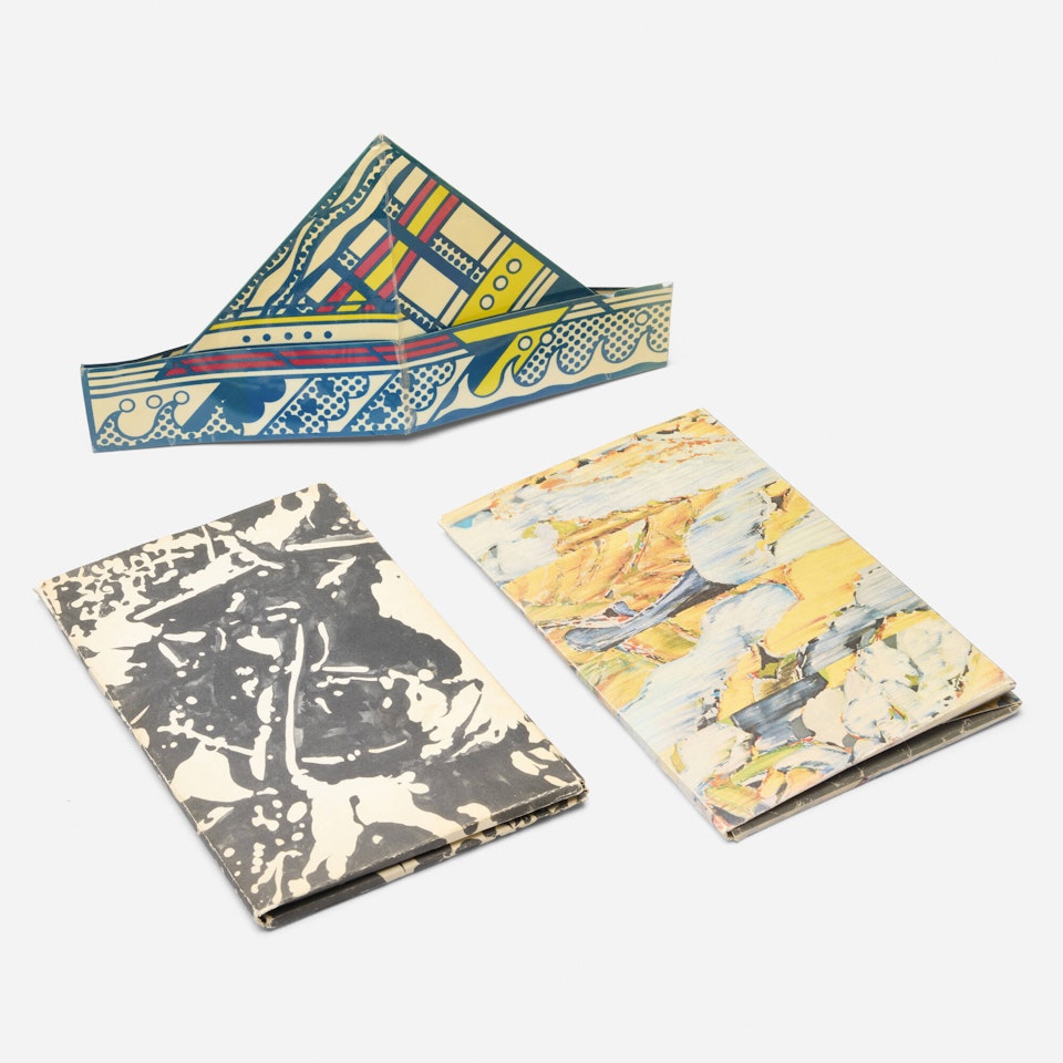 Hat; S.M.S. Portfolio 1; S.M.S. Portfolio 4 (three works) by Roy Lichtenstein
