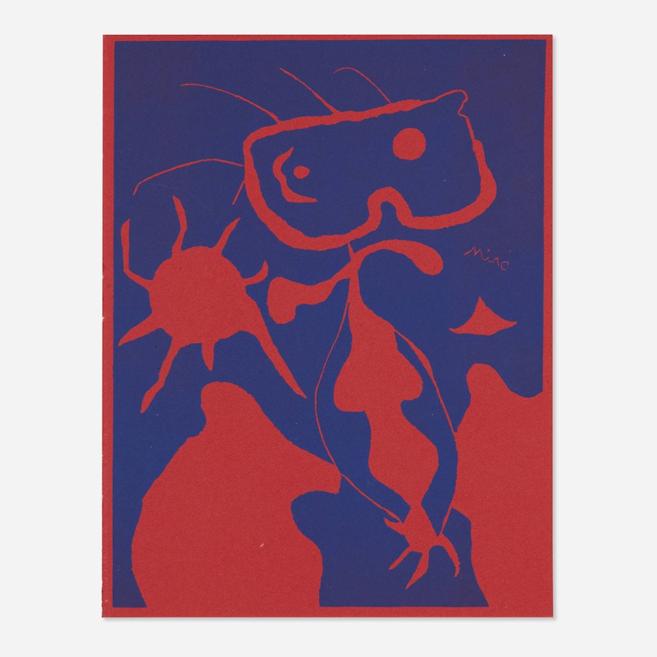 Figure au soleil (for XXe Siècle No. 13) by Joan Miró