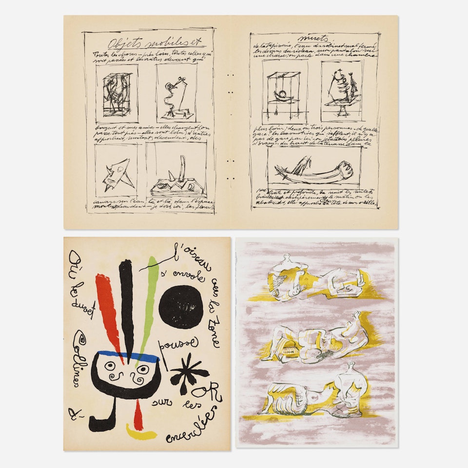 Three works for XXe Siècle by Various Artists