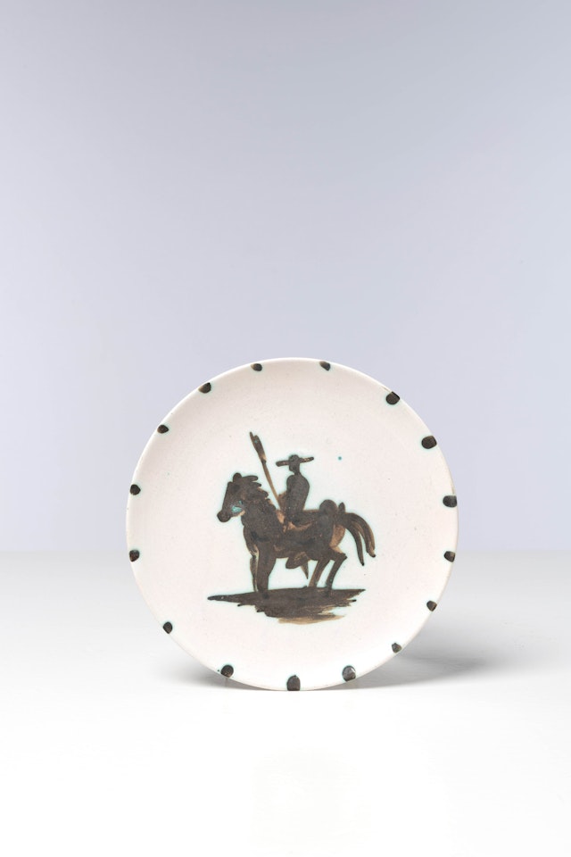 Picador (A.R 160); Plate by Pablo Picasso
