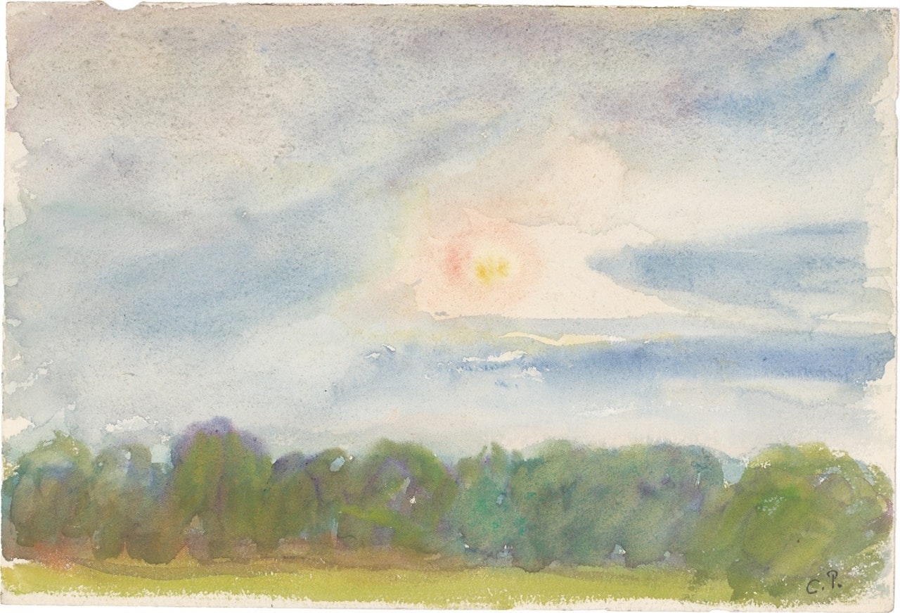 ”Paysage” by Camille Pissarro