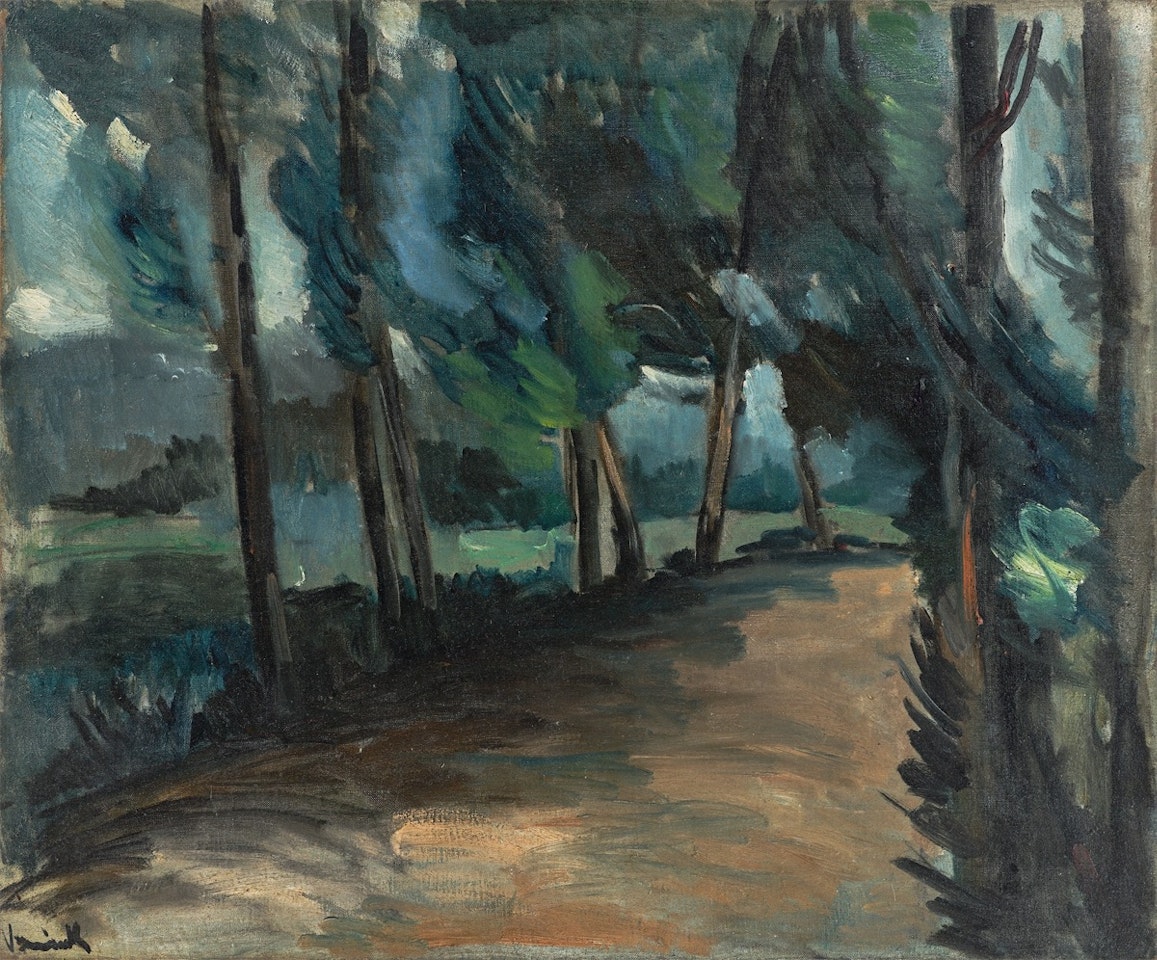 ”Sous les arbres” by Maurice de Vlaminck