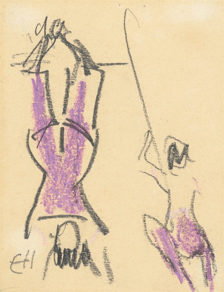 Trapeze artists by Erich Heckel