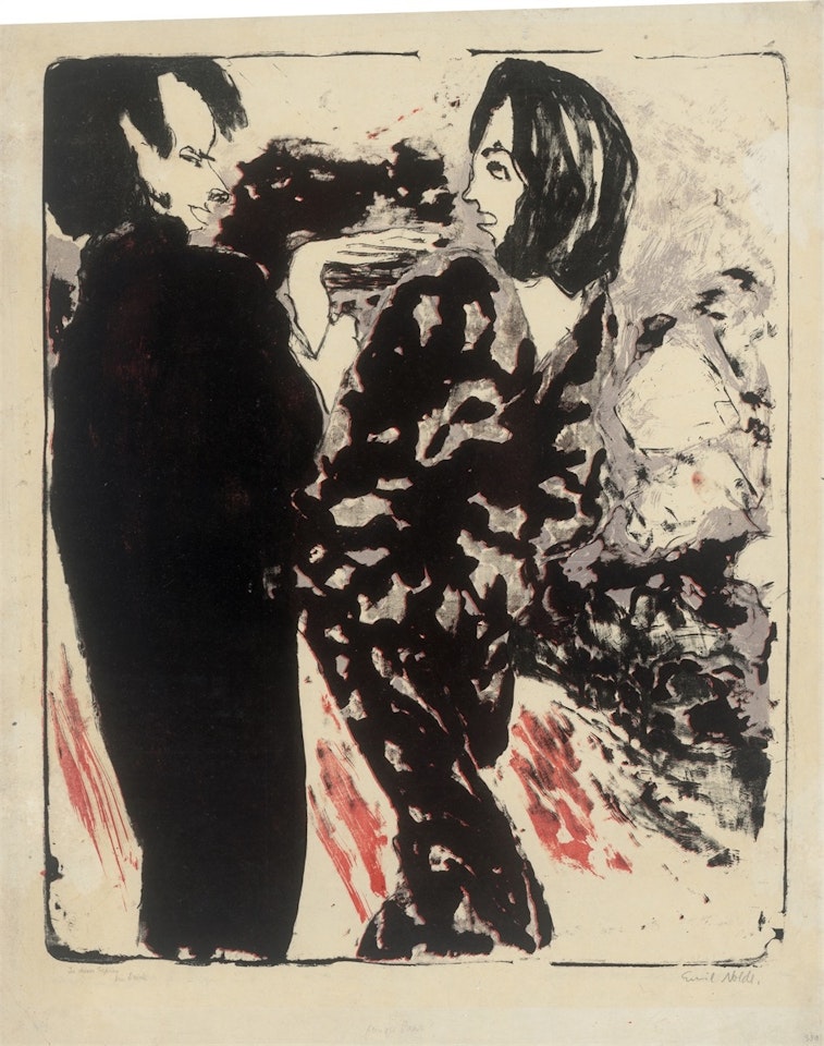 ”Junges Paar” by Emil Nolde