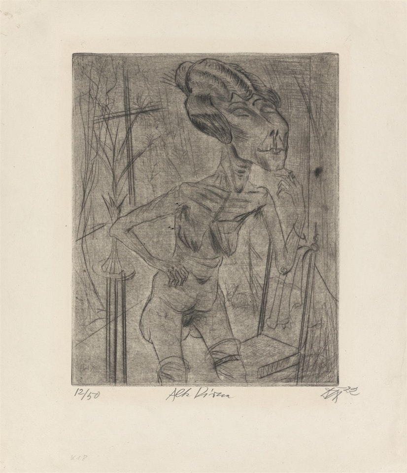 ”Alte Dirne” by Otto Dix