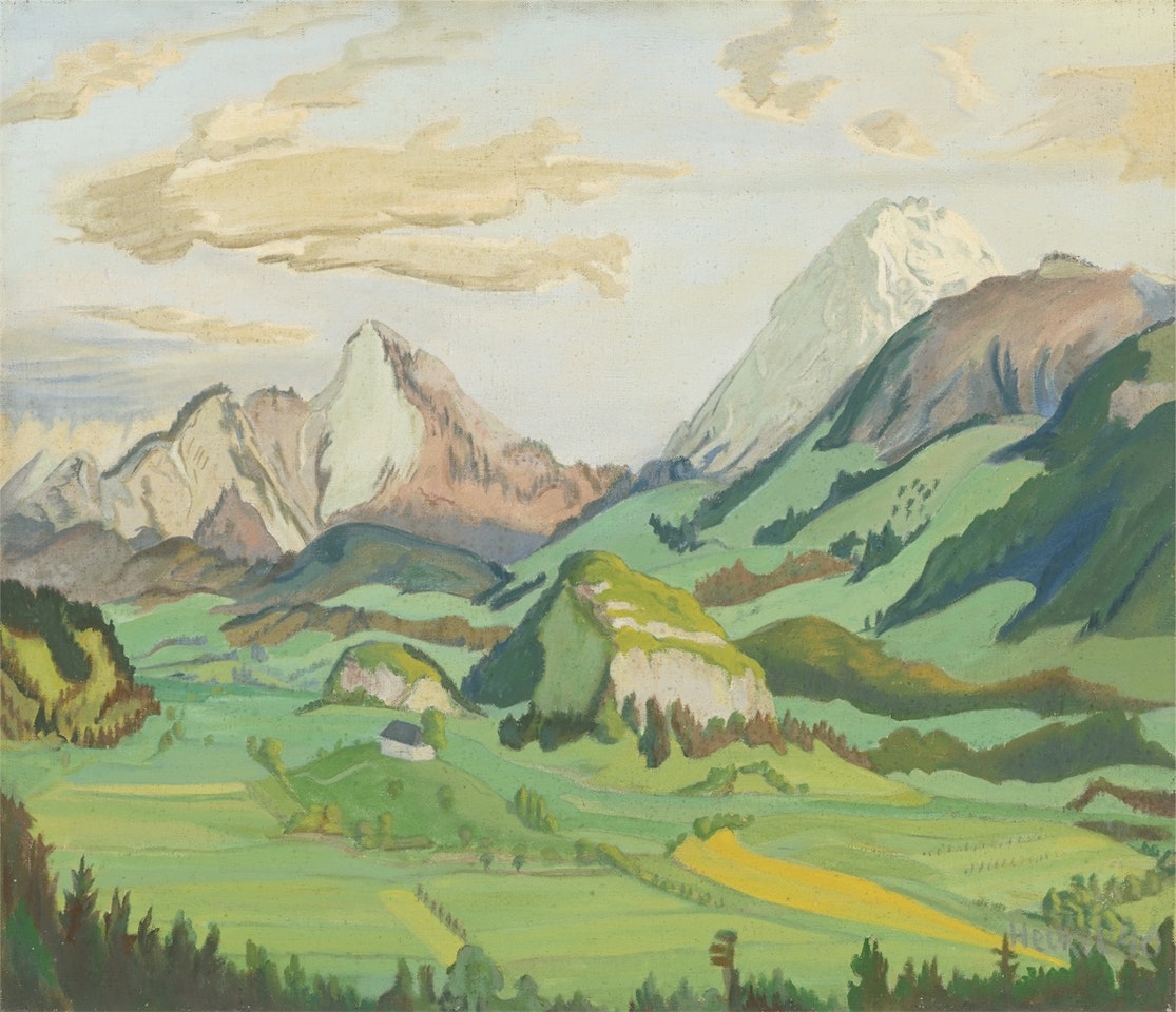 ”Der Mittagskogel” by Erich Heckel