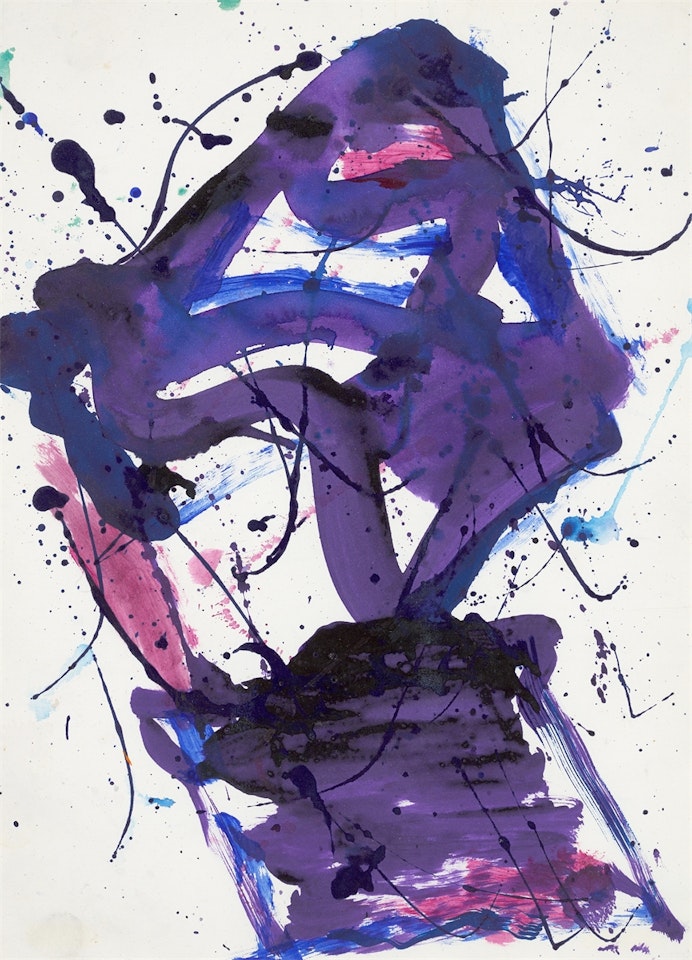 ”Ohne Titel” by Sam Francis