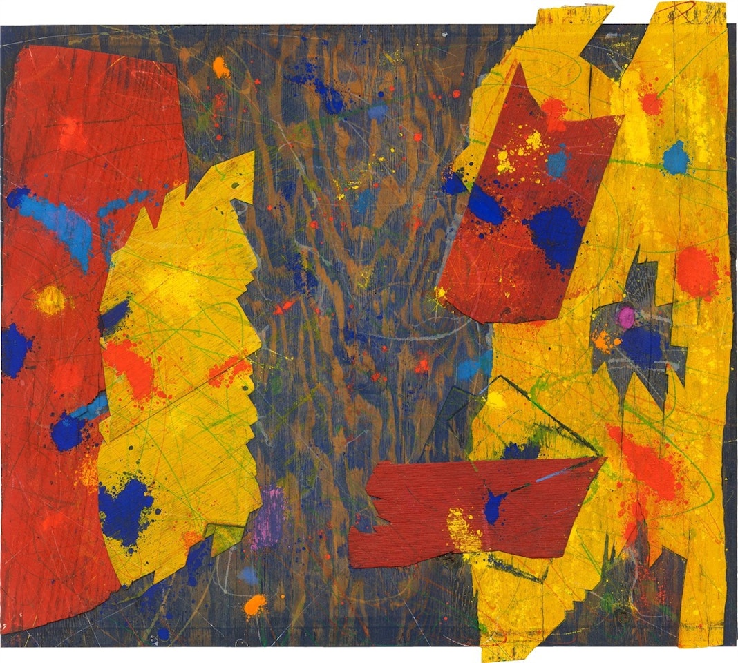 ”Ohne Titel” (Monotype Prototype) by Sam Francis