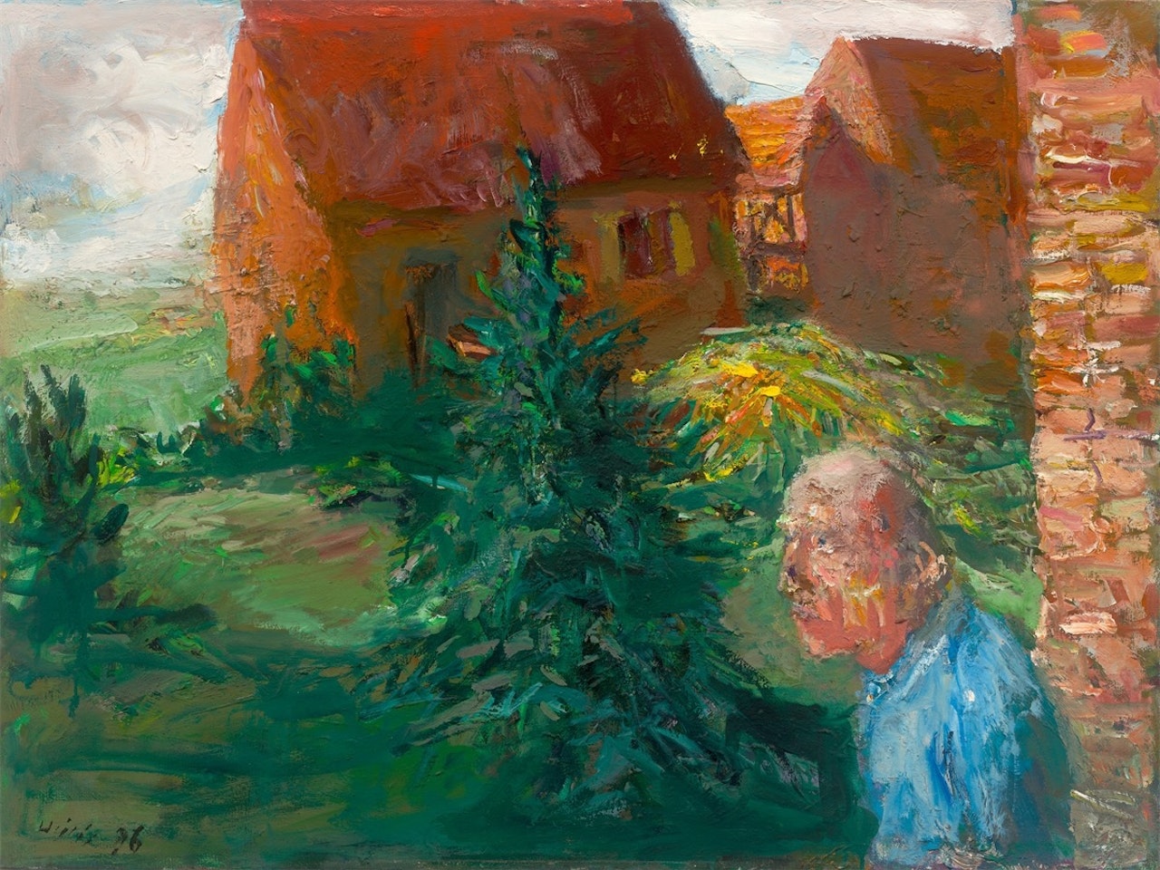 ”Grauer Tag im Havelland” by Bernhard Heisig